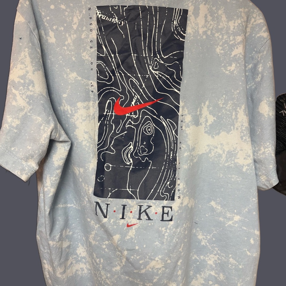 Nike Team USA Olympics T-Shirt, w/ Front Pocket (Psychic Blue) - Men’s L